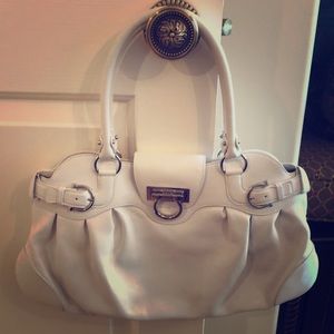 White Salvatore Ferragamo purse